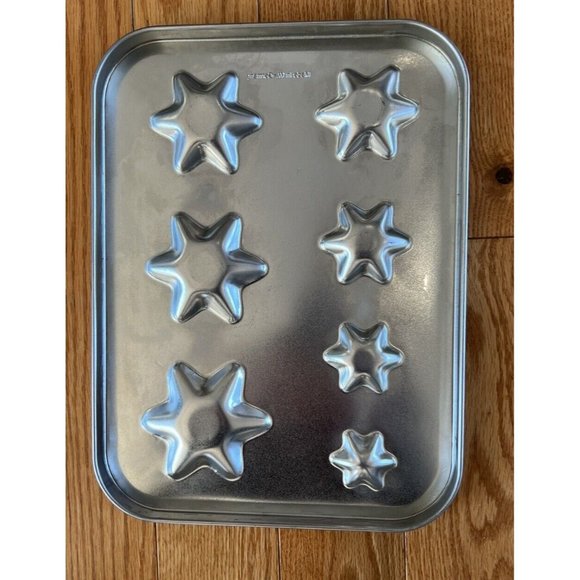Vintage West Germany Aluminum 7 Star Cake Pan, Candy Maker - Picture 2 of 6